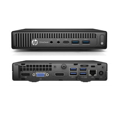 HP Mini Desktop PC Windows 11 8GB DDR4 RAM 256GB NVMe 500GB HDD