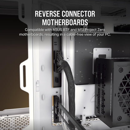 Corsair 6500D AIRFLOW Mid-Tower Dual Chamber PC Gaming Case White CC-9011260-WW