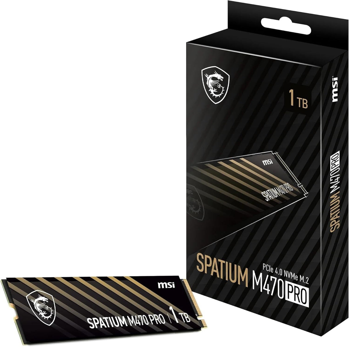 MSi Spatium Gen 4x4 M470 Pro NVMe SSD 5Y Warranty 6000MB/s Read Creators PS5 1TB