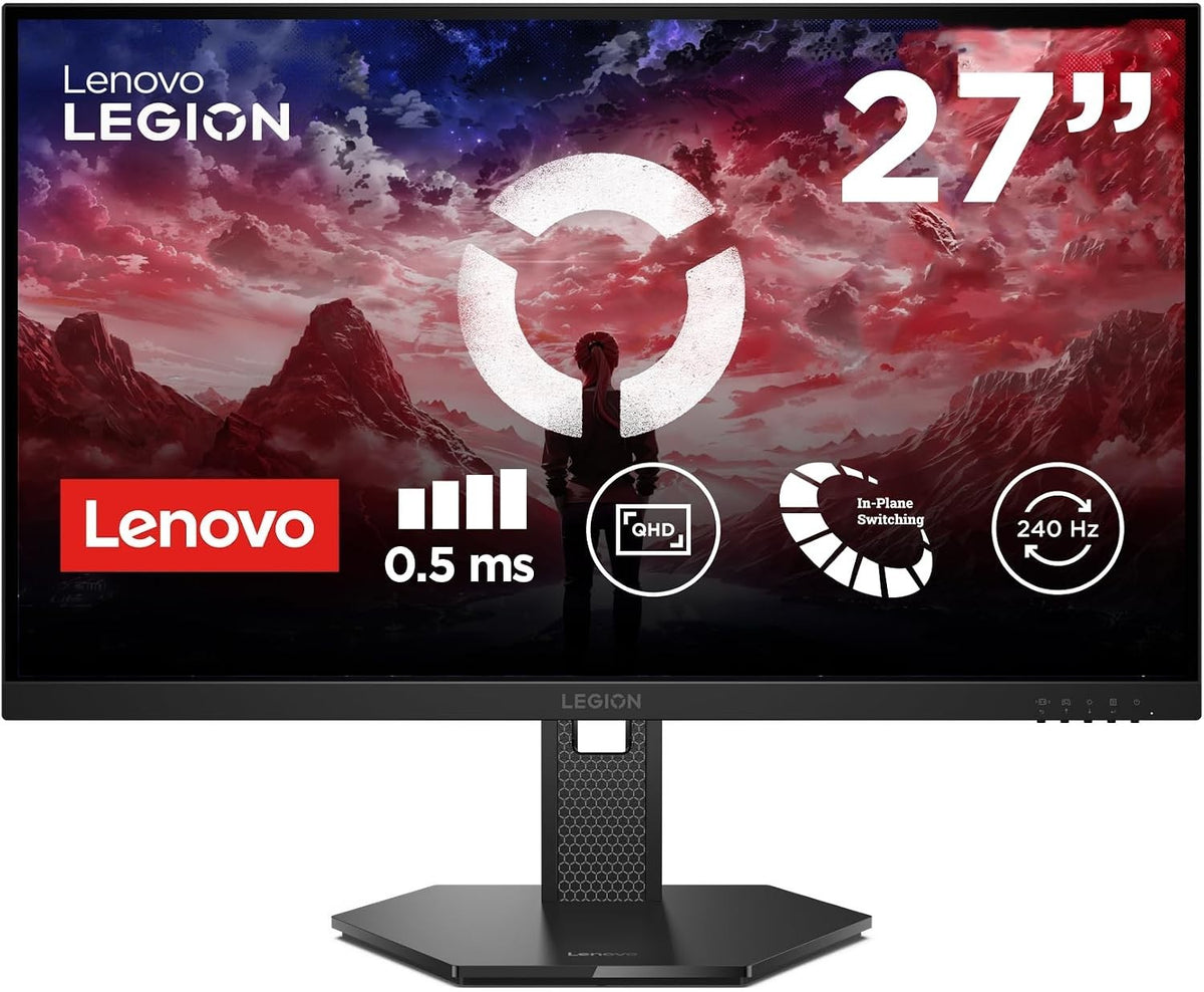 Lenovo Legion 27Q-10 Gaming Monitor 27" IPS QHD 240Hz 0.05ms 99% sRGB HDMI DP