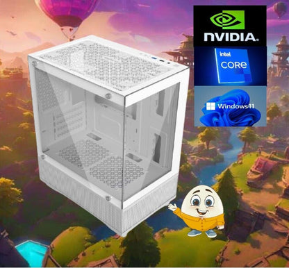 White Gaming PC Aether Intel i5 | 16GB RAM | NVIDIA GTX1060-6GB | Win 11 | FAST