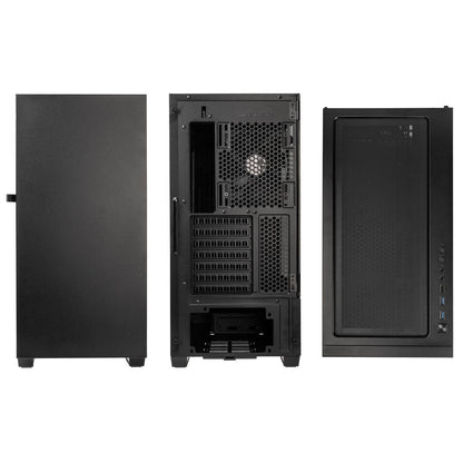 Kolink Stronghold Prime Mid Tower ATX PC Gaming Case - Black Tempered Glass