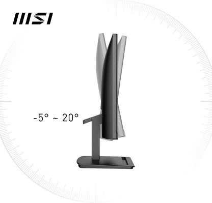 MSI PRO MP223 E2 21.45" Full HD VA Monitor | 100Hz | 1ms | Built-in Speakers | HDMI VGA