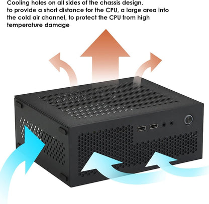 Ryzen 7 5700G Mini Gaming HTPC 16gb RAM 512 NVMe W11 Pro 2.5G LAN Wifi Bluetooth