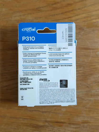 Crucial P310 1TB M.2 2230 PCIe 4.0 NVMe SSD | Short Form Factor
