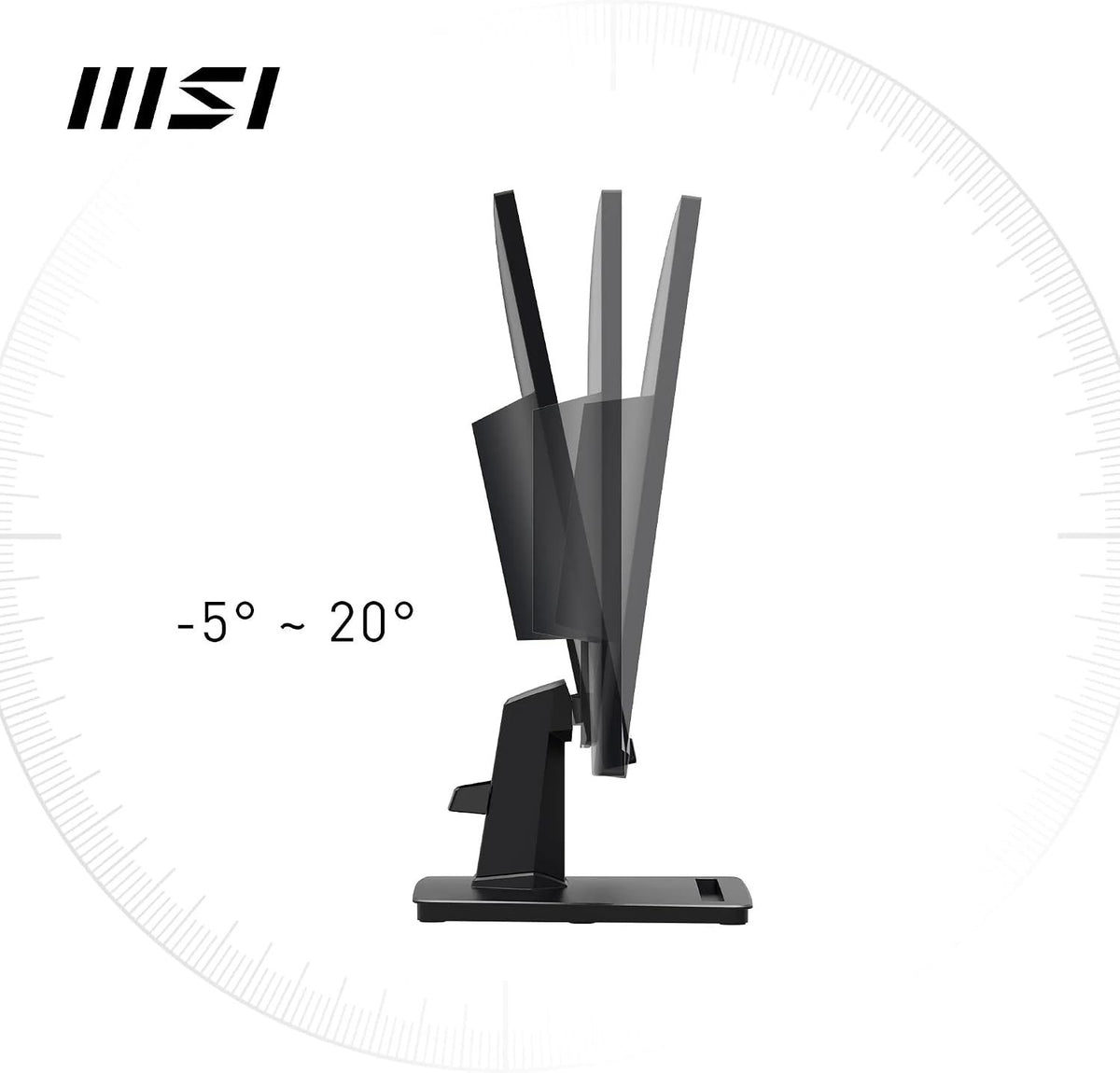 MSI PRO MP251 24.5" Full HD IPS Monitor | 100Hz | 1ms | Built-in Speakers | HDMI VGA