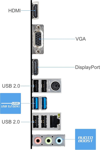 Intel Core i3-12100 + MSI PRO H610M-G + 16GB DDR4 RAM Bundle | VGA, DP, HDMI