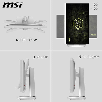 MSI MAG 274QRFW E20 27" WQHD Gaming Monitor 2560x1440 Rapid IPS 200Hz 0.5ms HDR