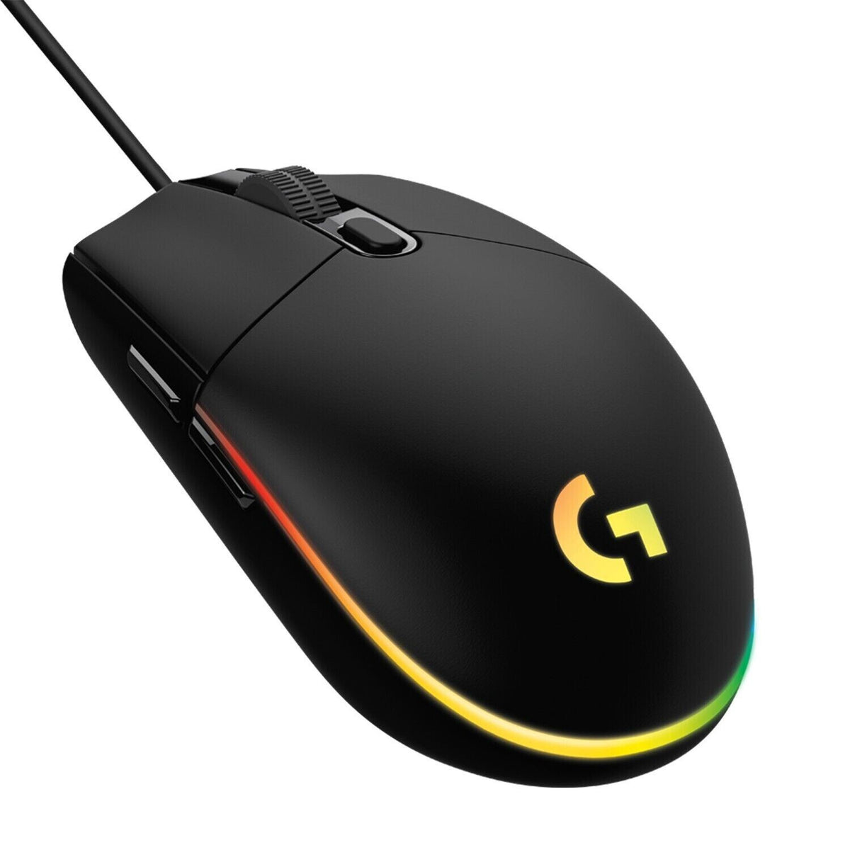 Logitech G203 LIGHTSYNC RGB Gaming Mouse | Wired | 8000 DPI | 6 Button | Black