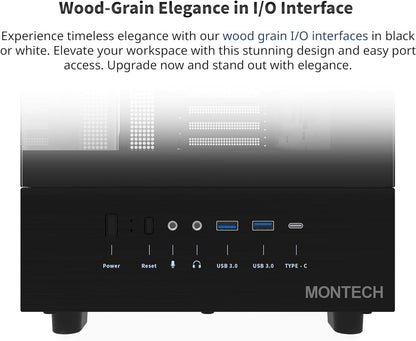Montech XR FishTank RGB Gaming PC BYOGPU Ryzen 5 8500G 16GB DDR5 NVMe Win 11 Pro