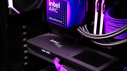 TYPHOON Intel Battlemage RGB Gaming PC i5 ARC B570-10G 16GB RAM 512GB NVMe